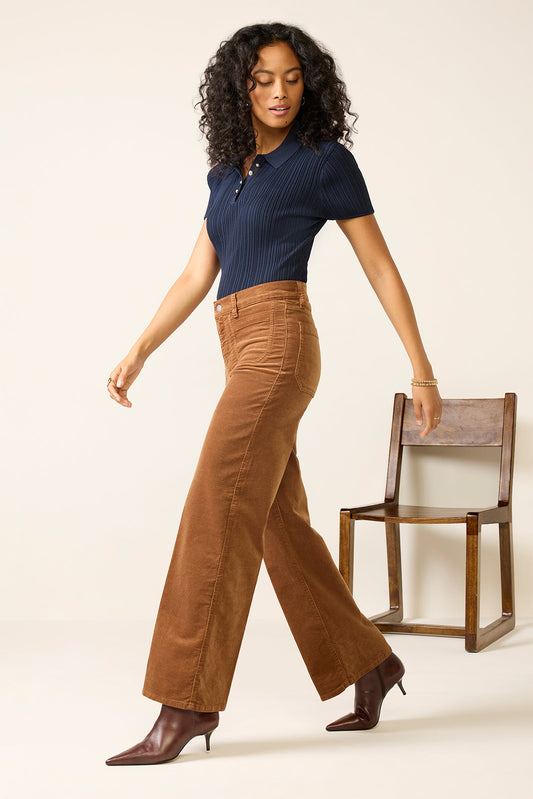 Slim Palazzo Modernist Pocket