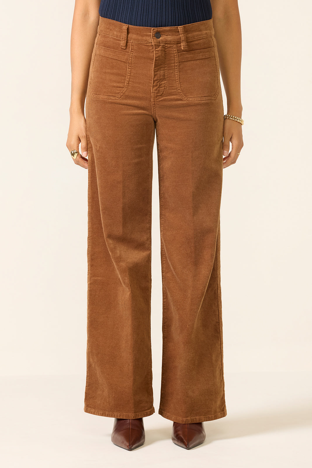 Slim Palazzo Modernist Pocket