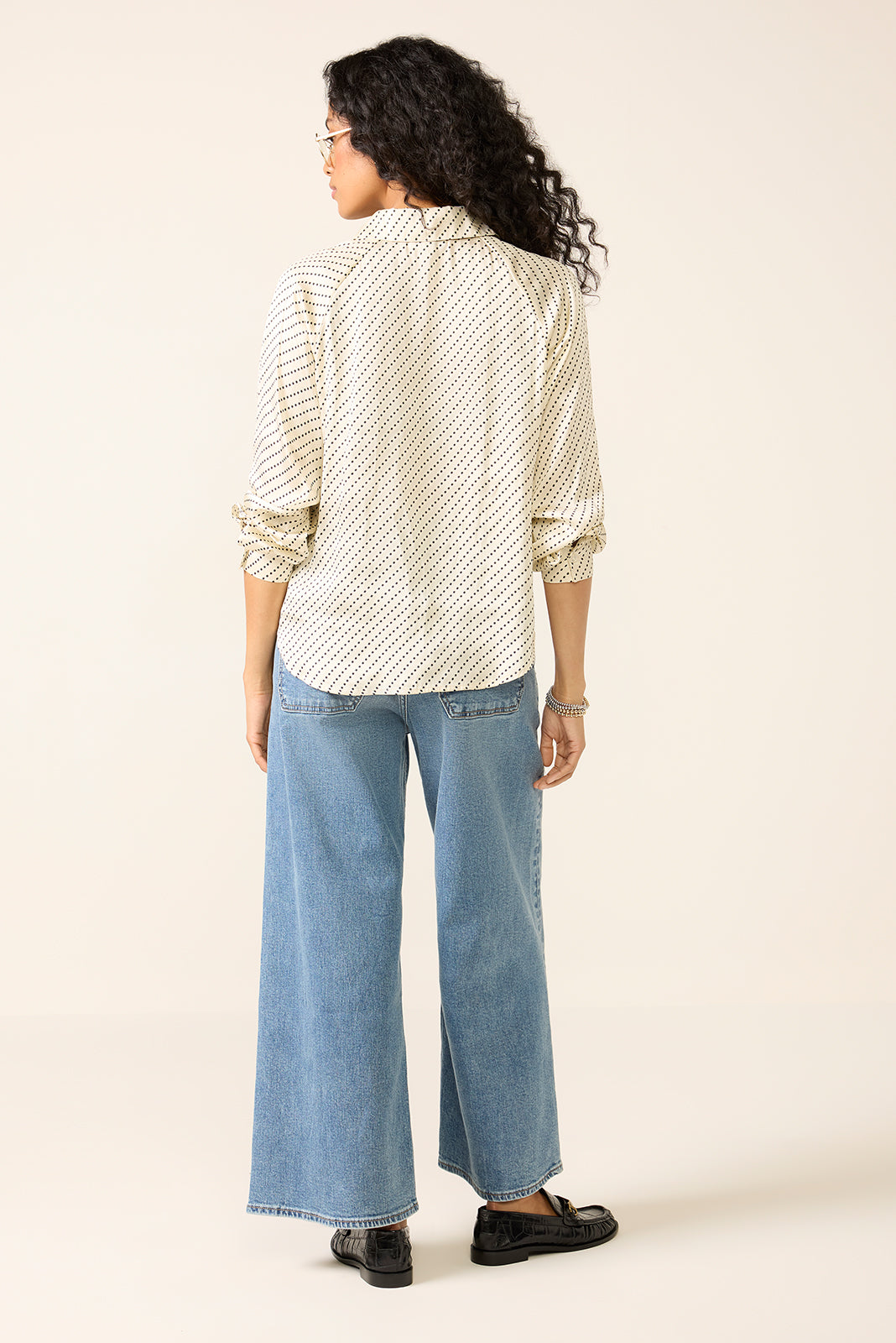 Andi  Ankle Wide Leg Jean