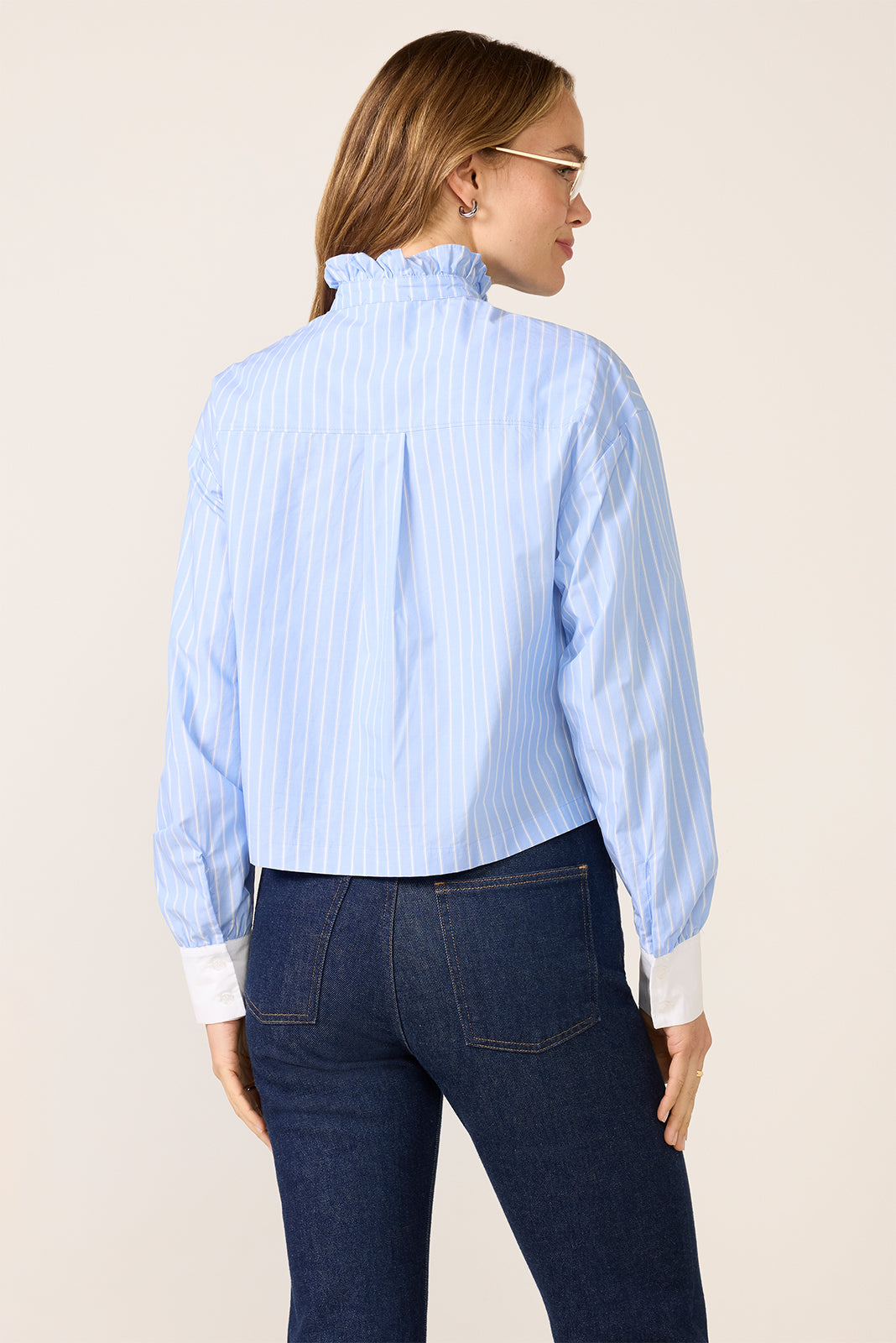 Janna Ruffle Trim Shirt