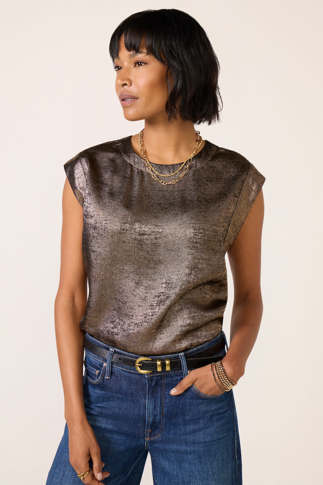 Roscoe Shine Top