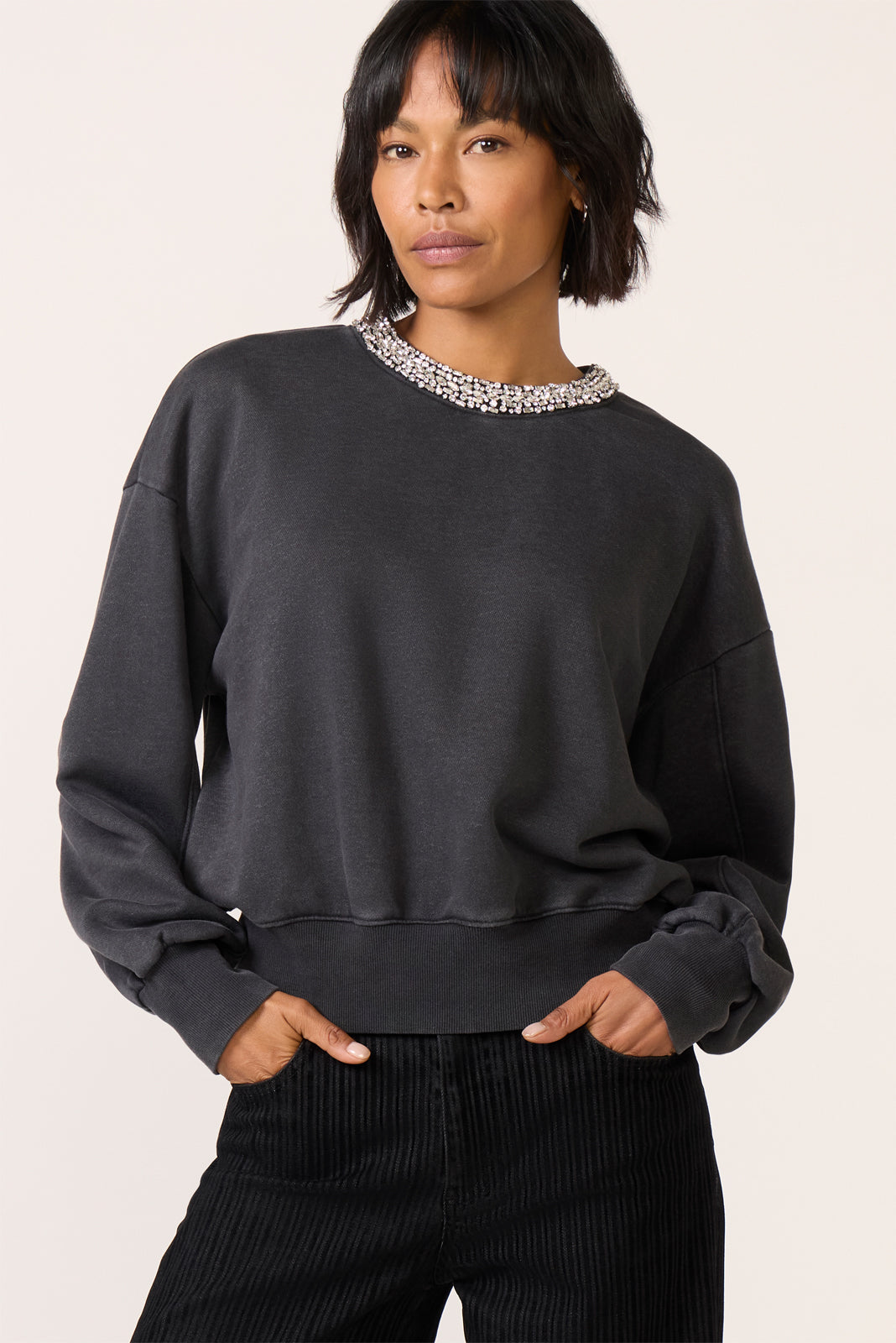 Jazzy Embellished Sweatshirt
