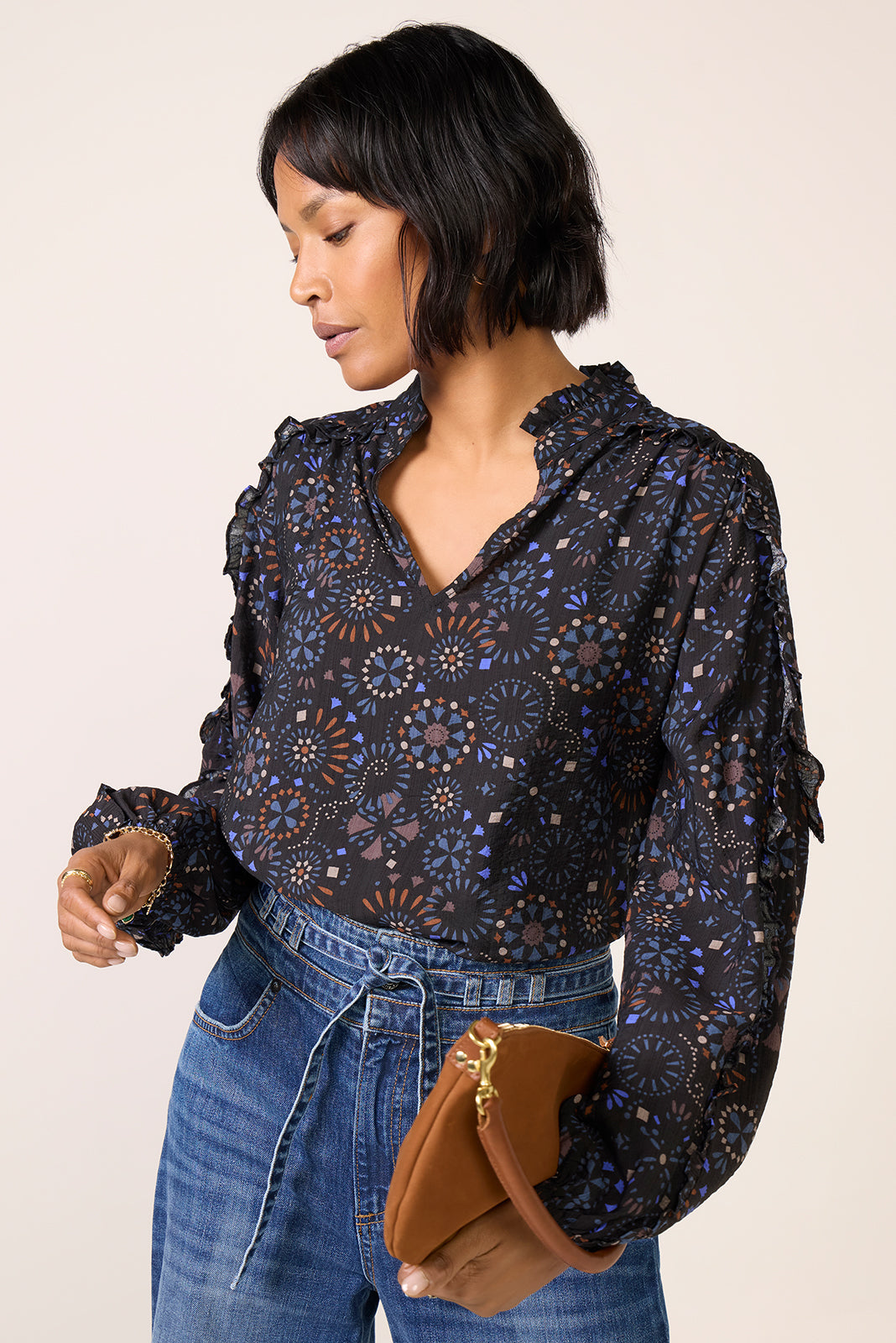 Dana Ruffle Blouse