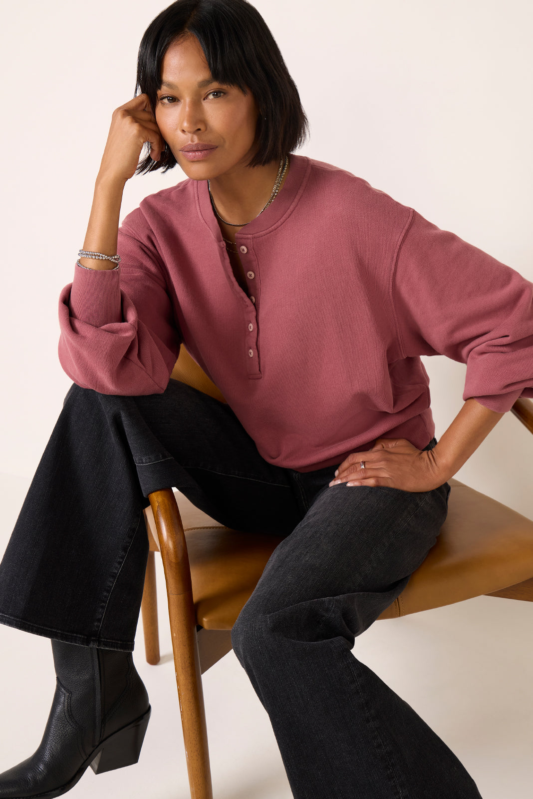 Rowan Henley Sweatshirt