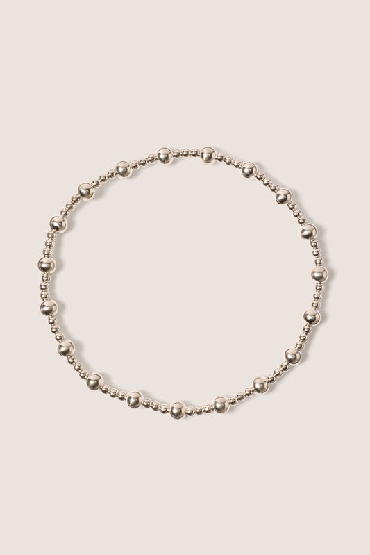 Classic Sincerity Pattern 4mm Bead Bracelet