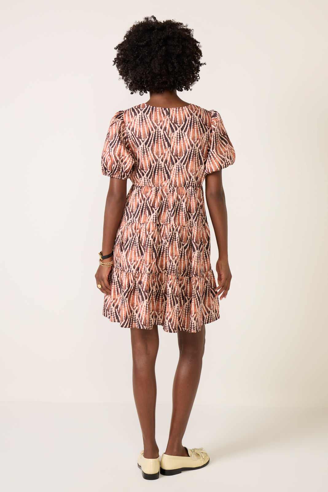 SS V Neck Mini Dress