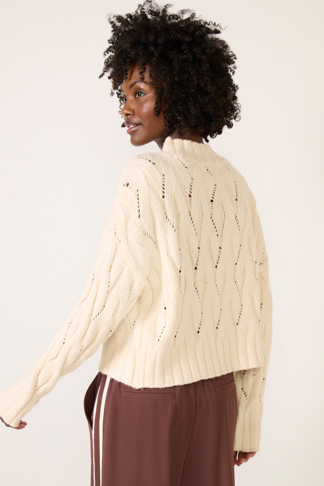 Virgina Mock Neck Pullover