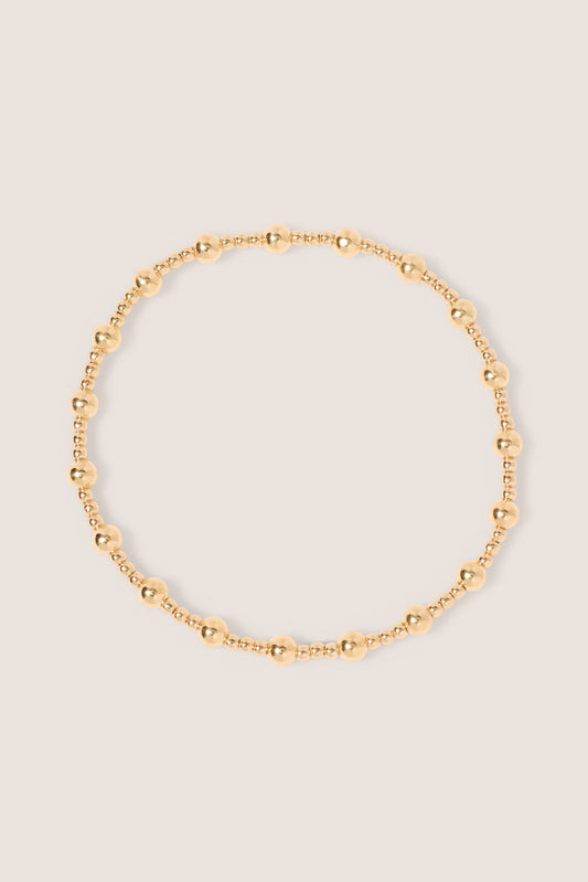 Classic Sincerity Pattern 4mm Bead Bracelet