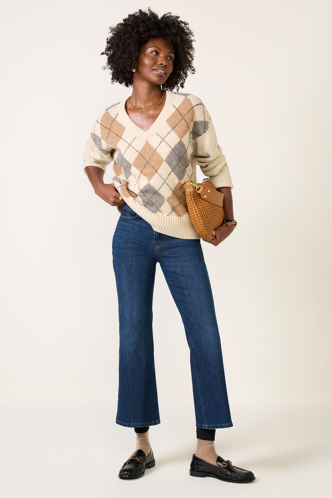 Yasmine V Neck Sweater