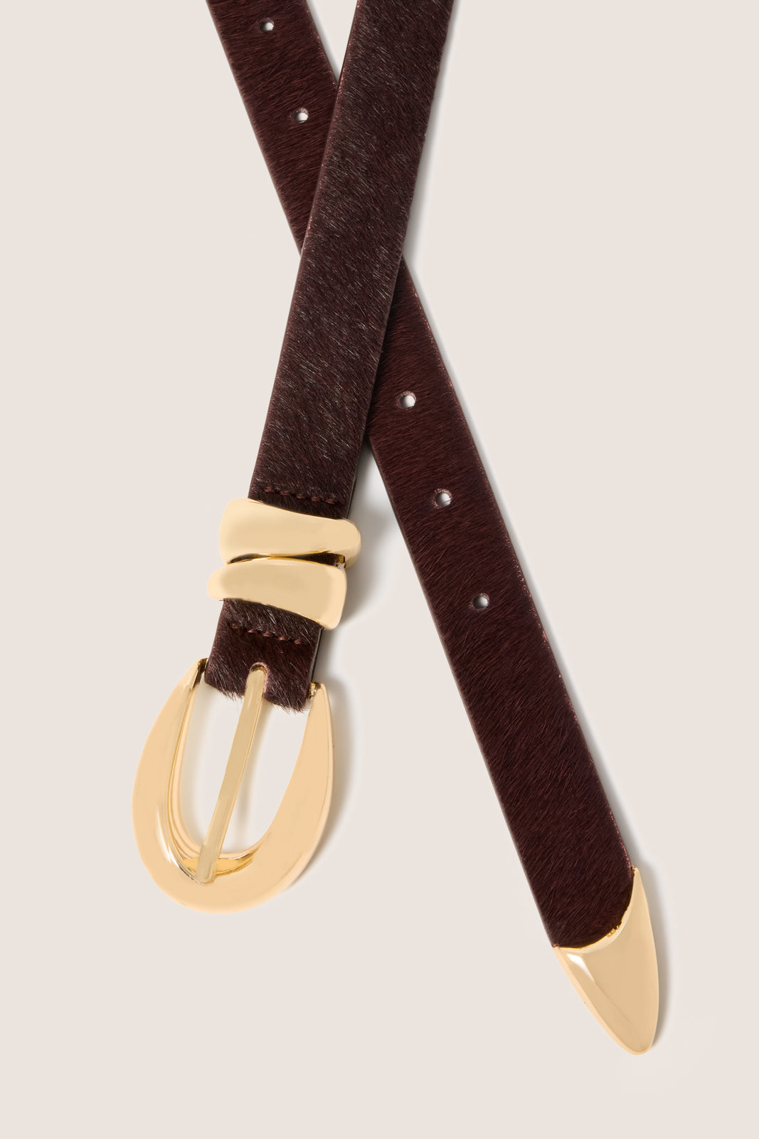 Declan Calf Hair Belt
