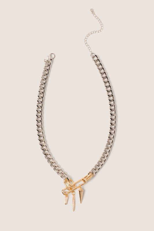 Bassett Two Tone Necklace
