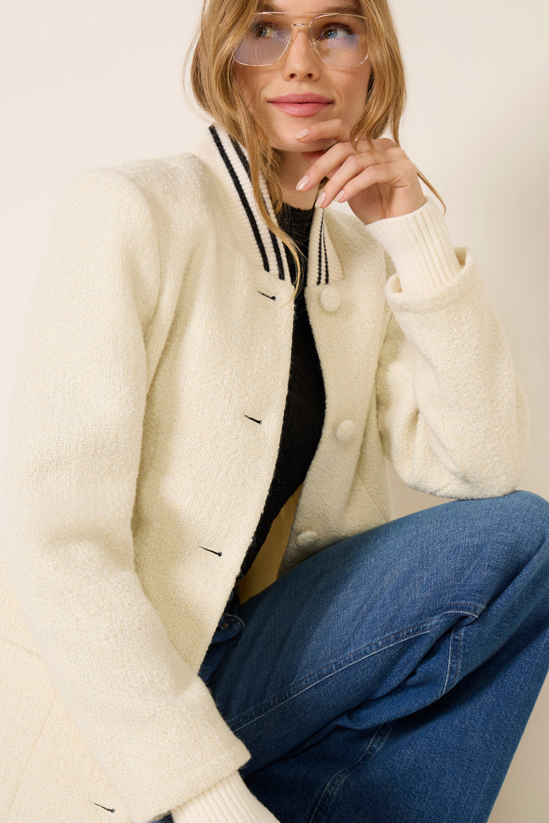 The Varsity Boucle Blazer