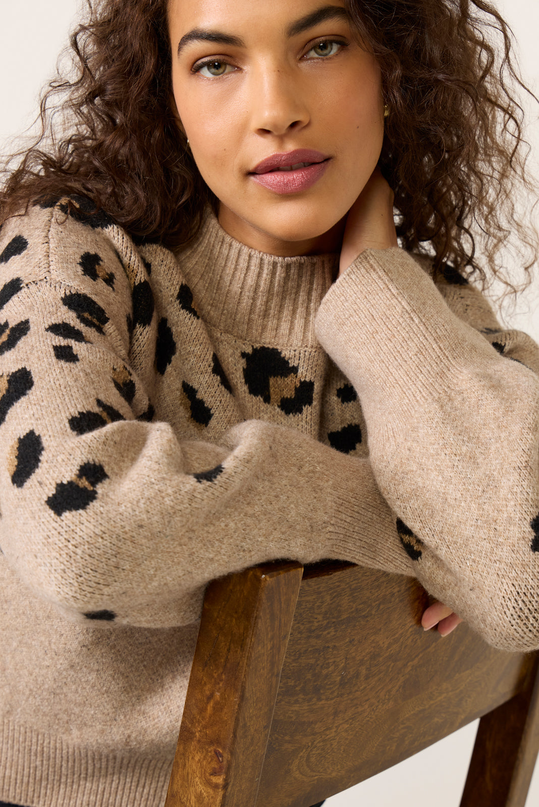 Jag Funnel Neck Sweater