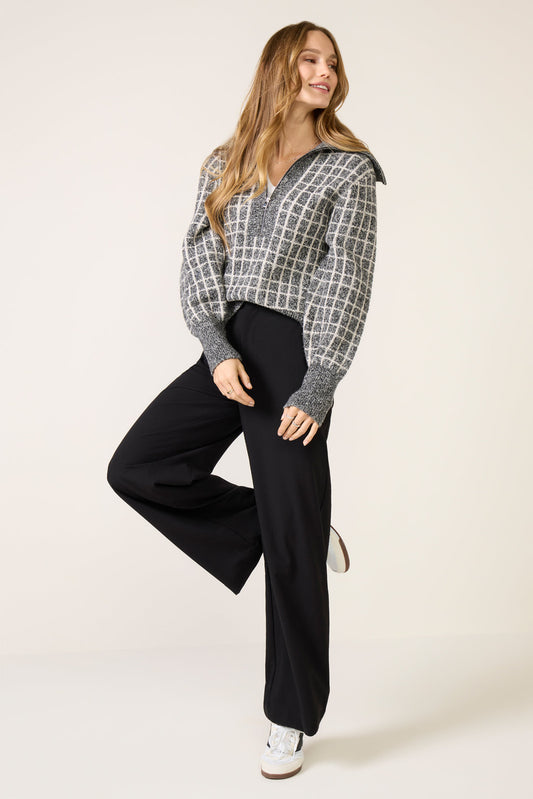 Furley Half Zip Knit Sweater