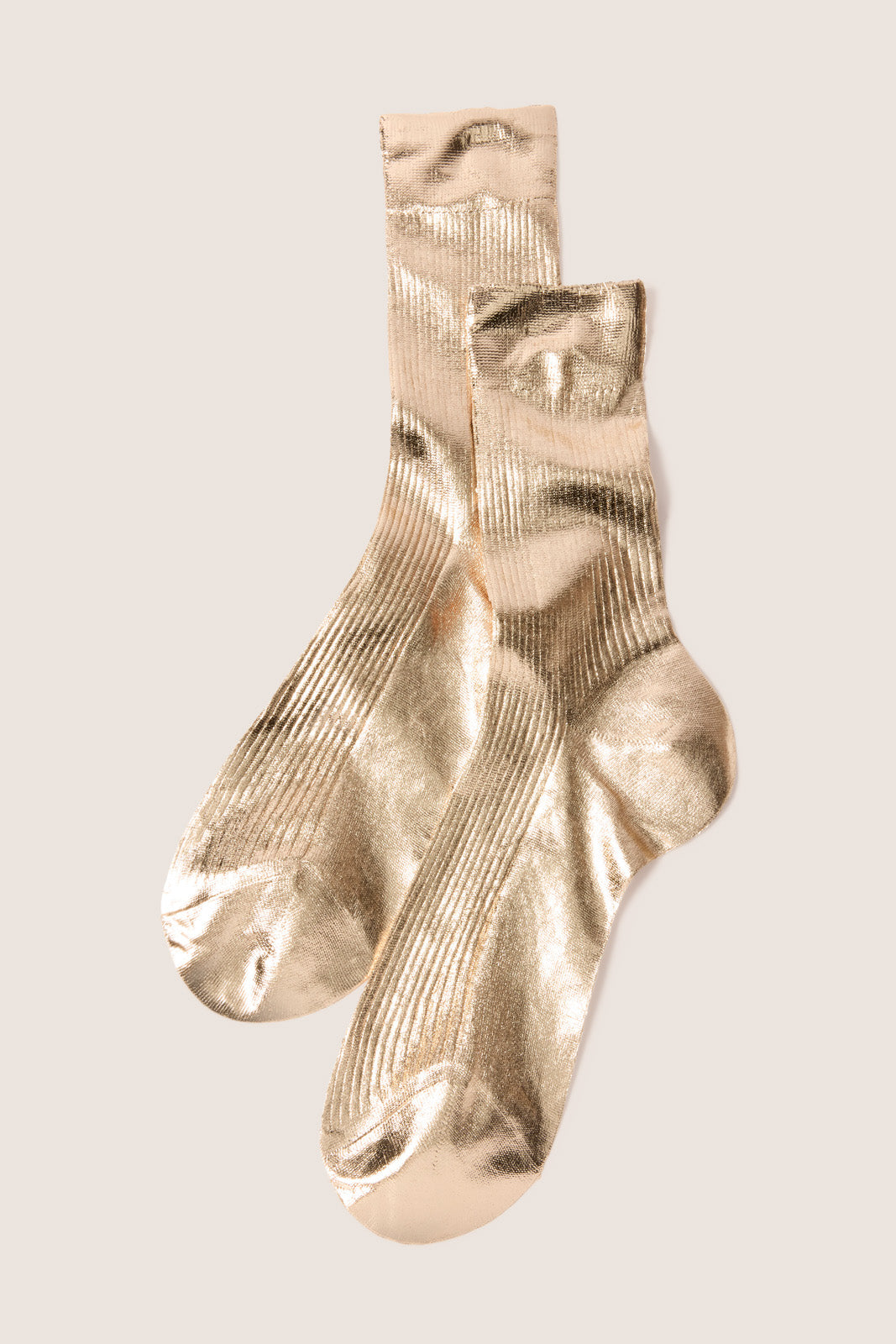Ribbed Laminated Sock