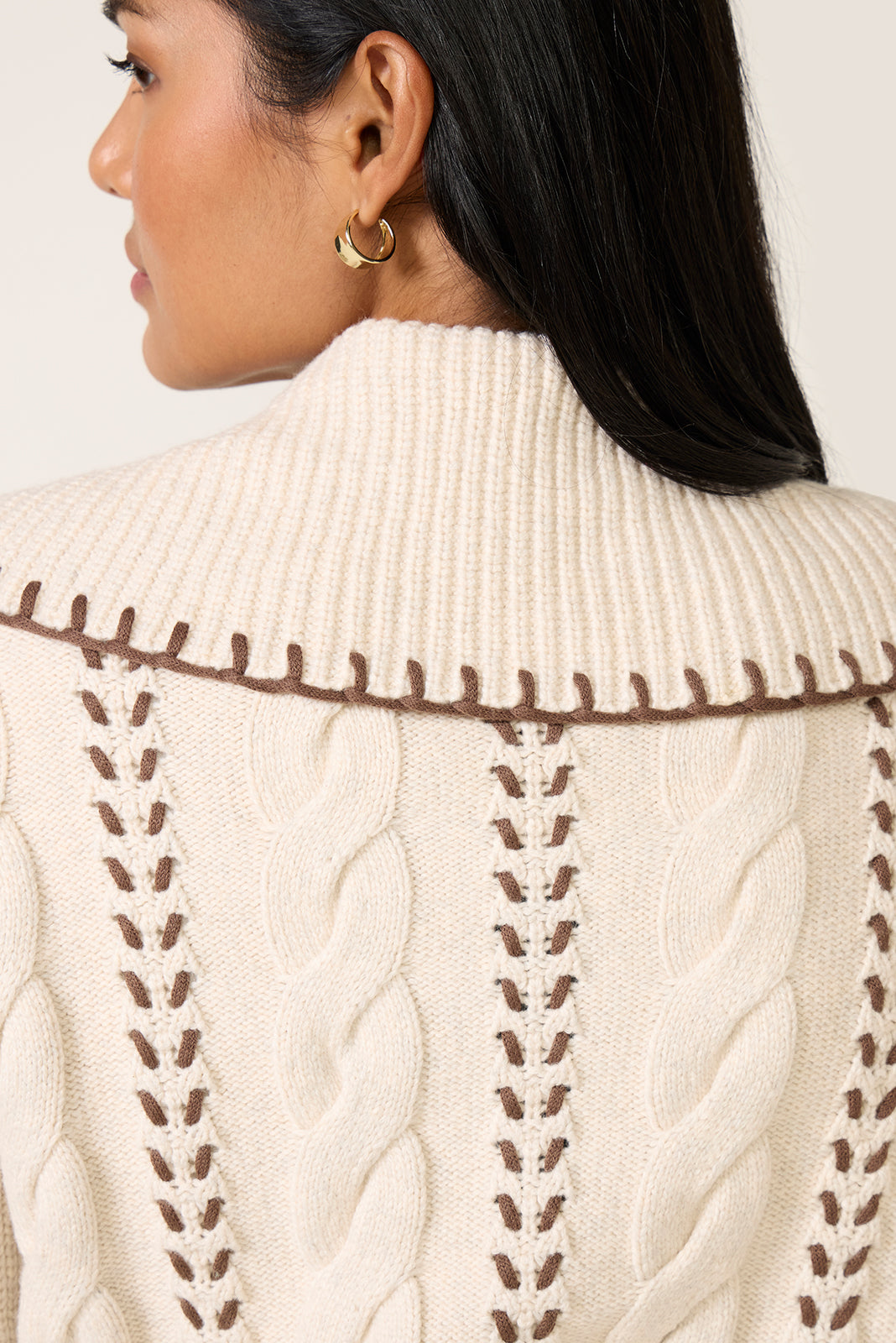 Lune Zip Front Cardigan