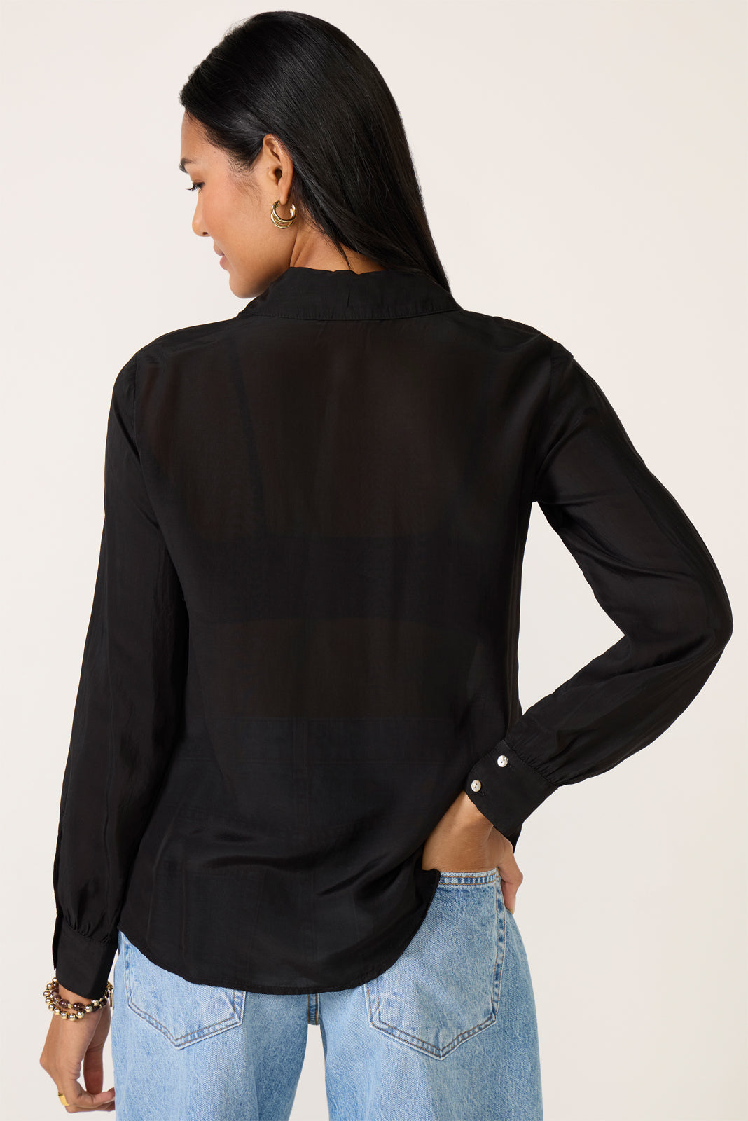 Ruffle Front Shirt