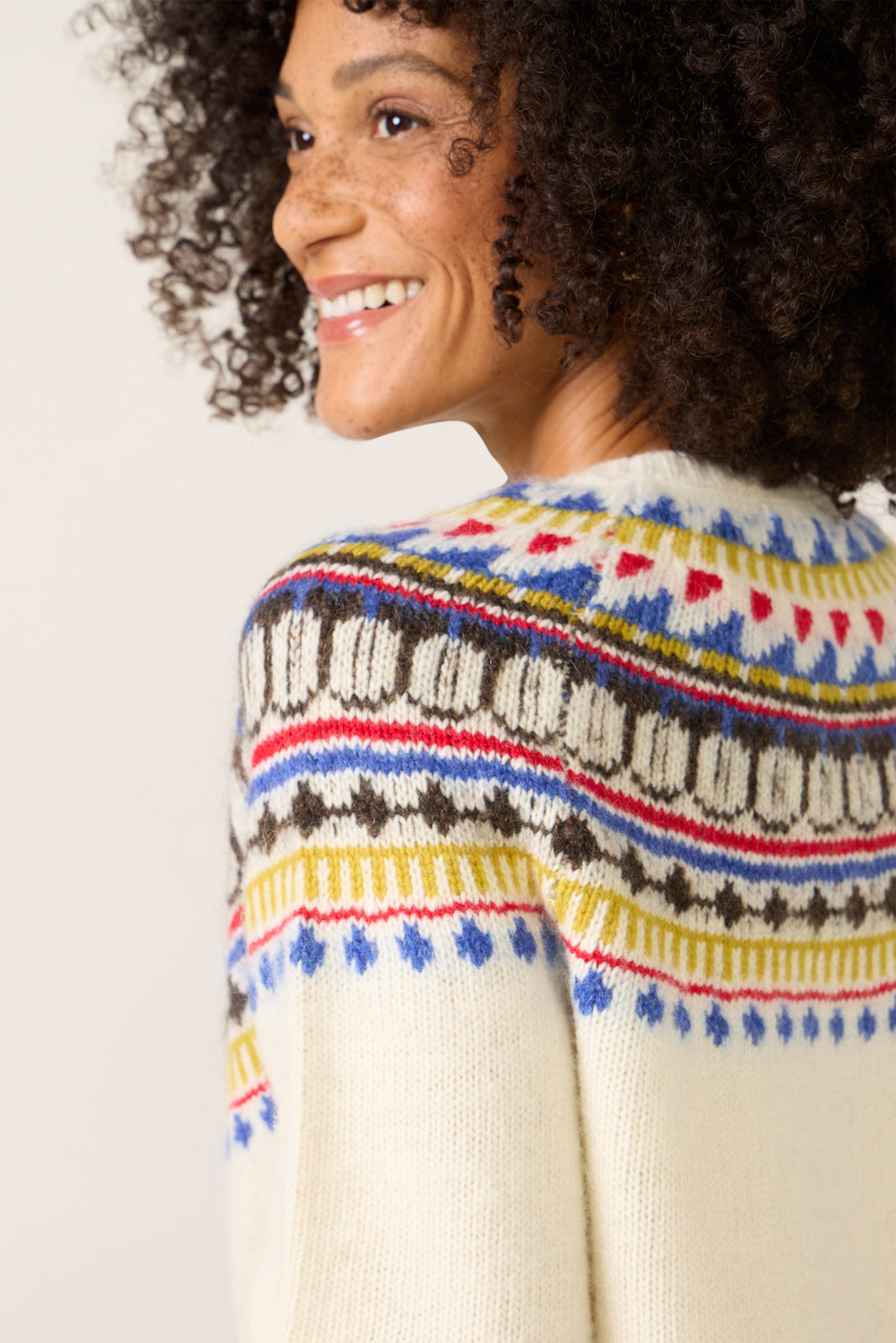 Amina Fairisle Cardigan