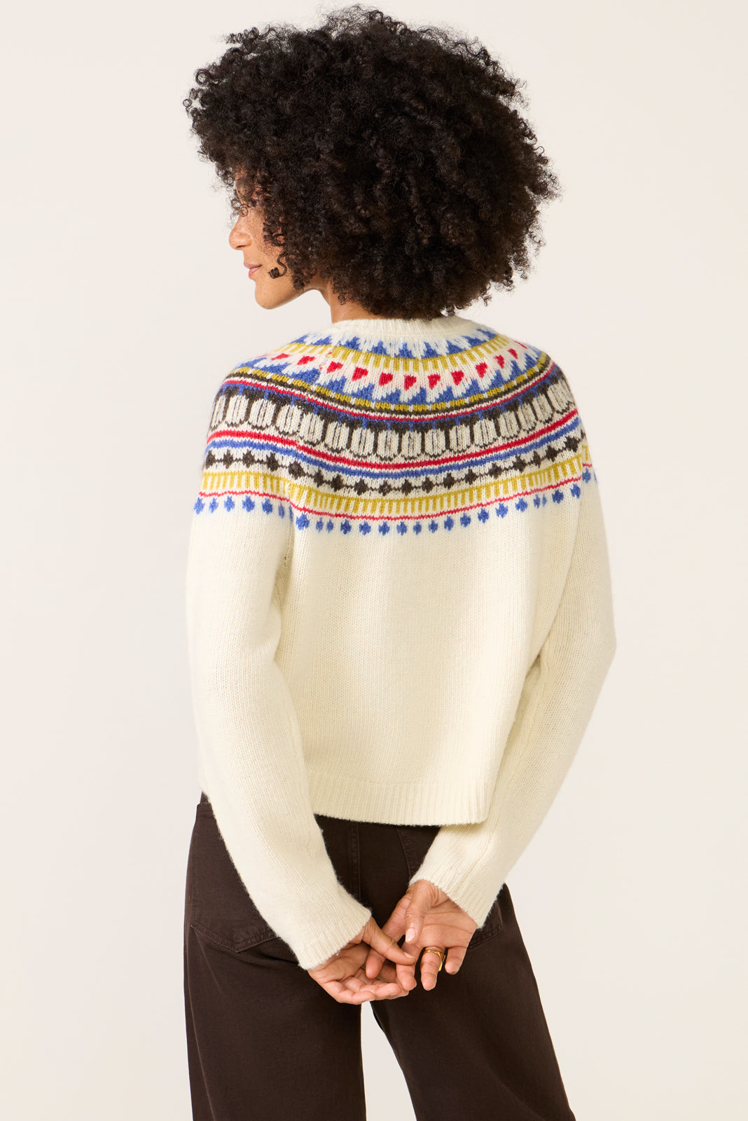 Amina Fairisle Cardigan
