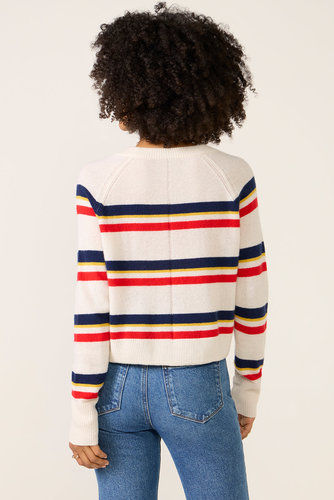 Ruth Multi Stripe Cashmere Sweater
