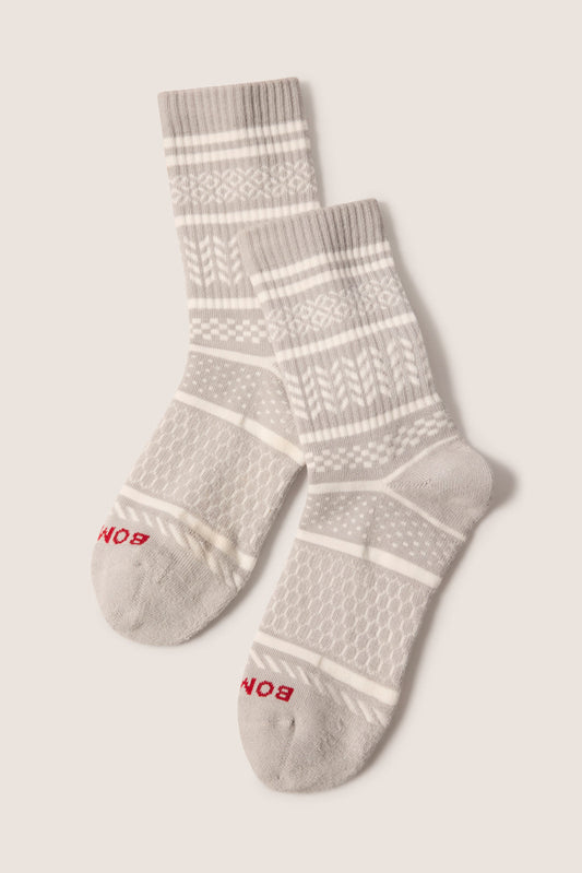 Checkered Fairisle Half Calf