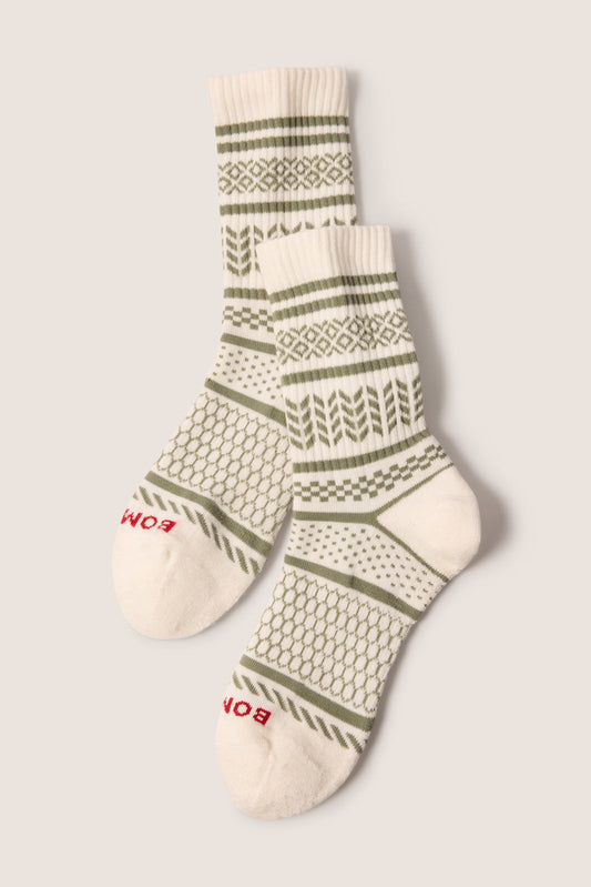 Checkered Fairisle Half Calf