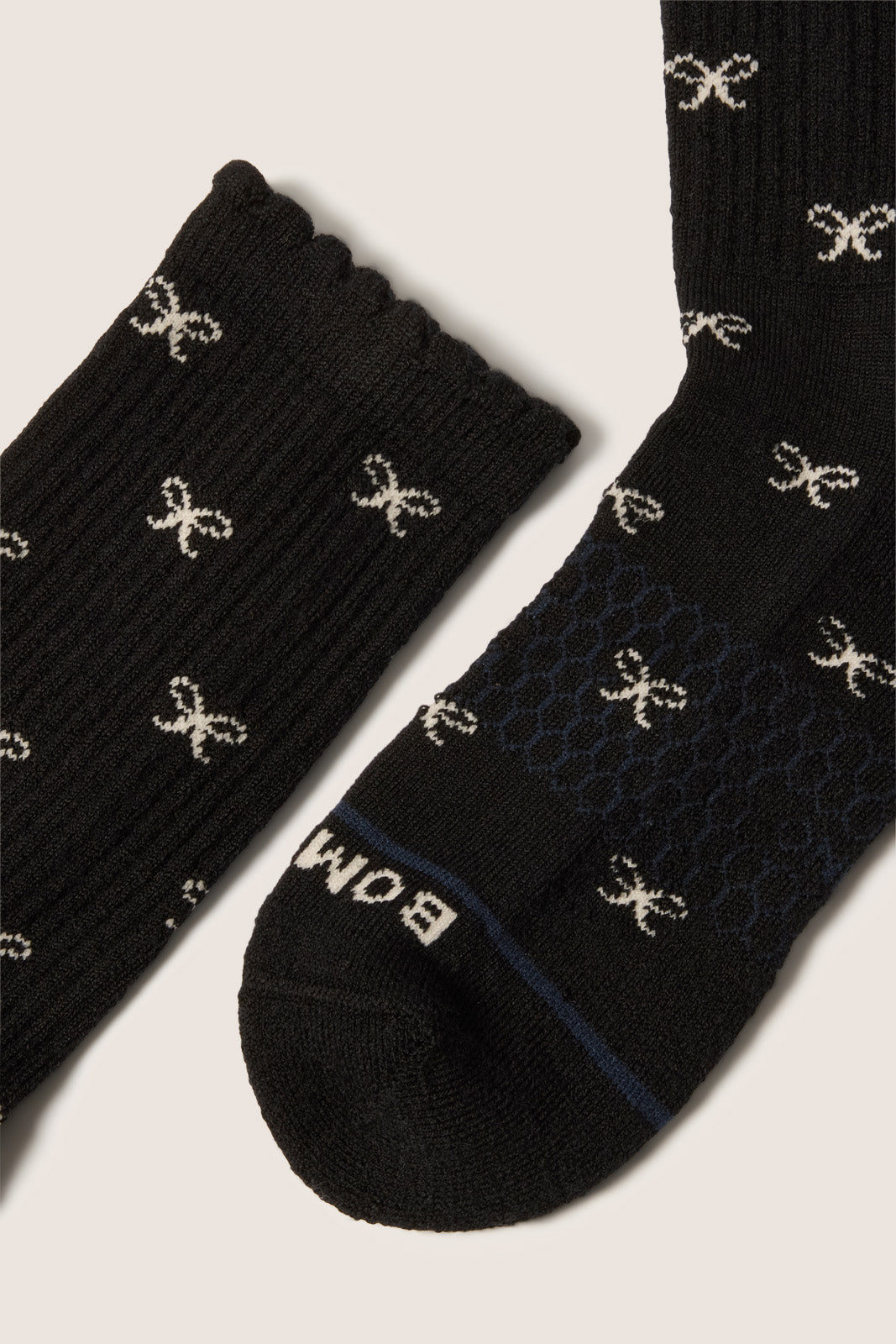 Merino Bow Half Calf Sock