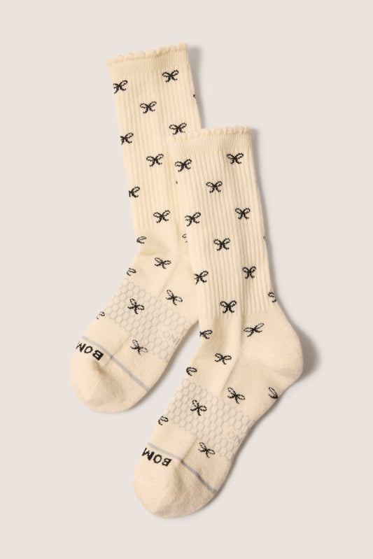 Merino Bow Half Calf Sock