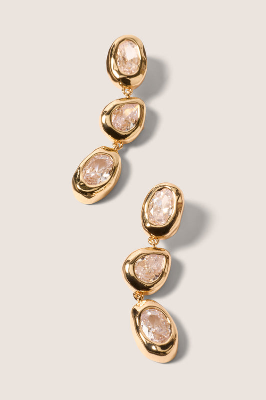 Aveline CZ Drop Earrings