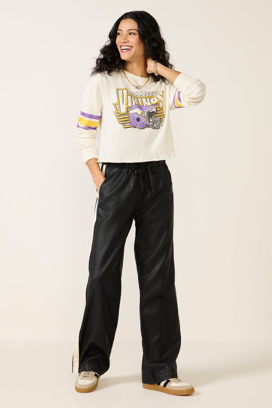 Vikings Kickoff Crop Sweatshirt
