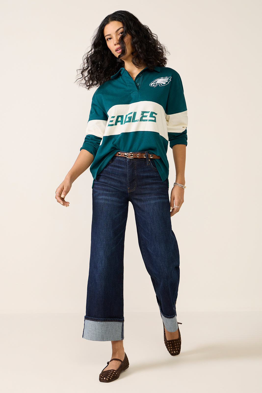 Eagles Long Sleeve Rugby