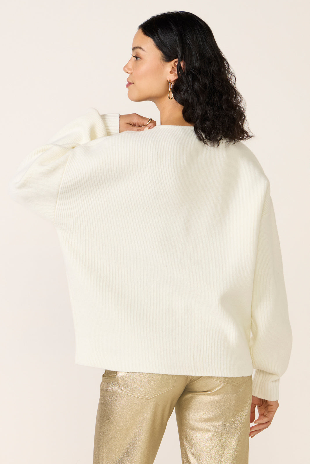 Safiya Knit Drop Shoulder Cardigan