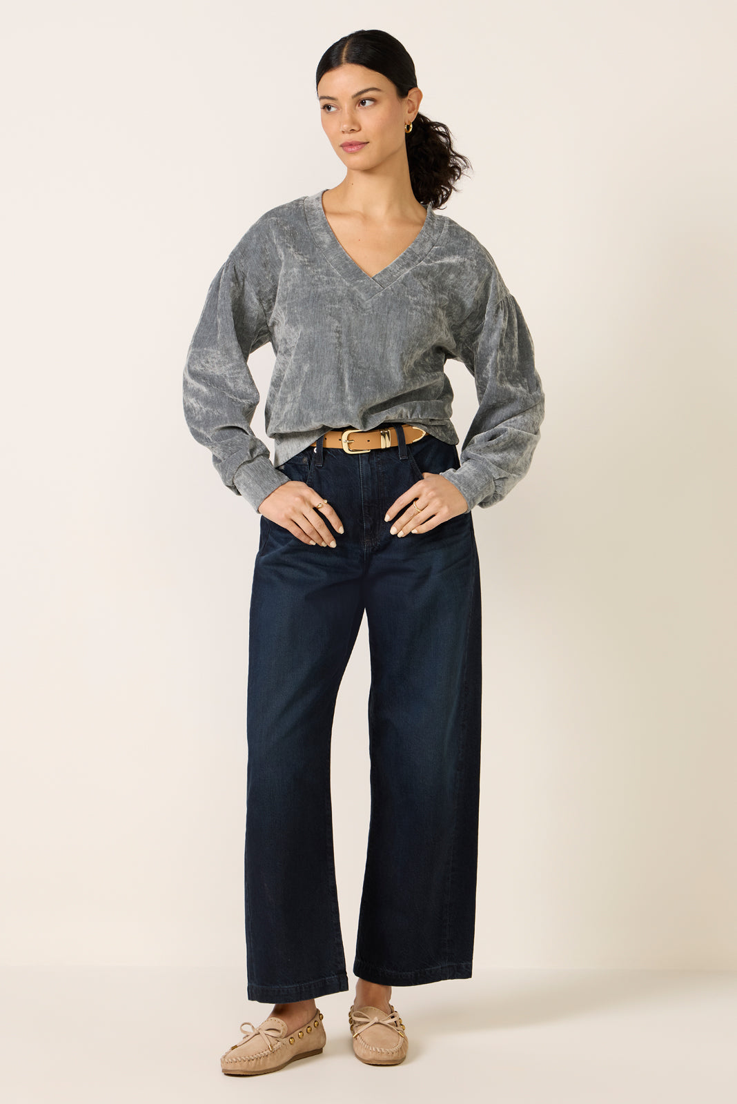 Philippa Velour Pullover