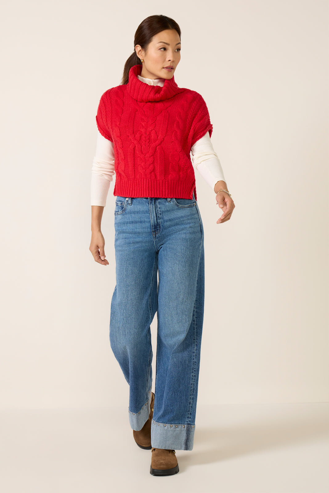 Angelica Cable Trim Vest