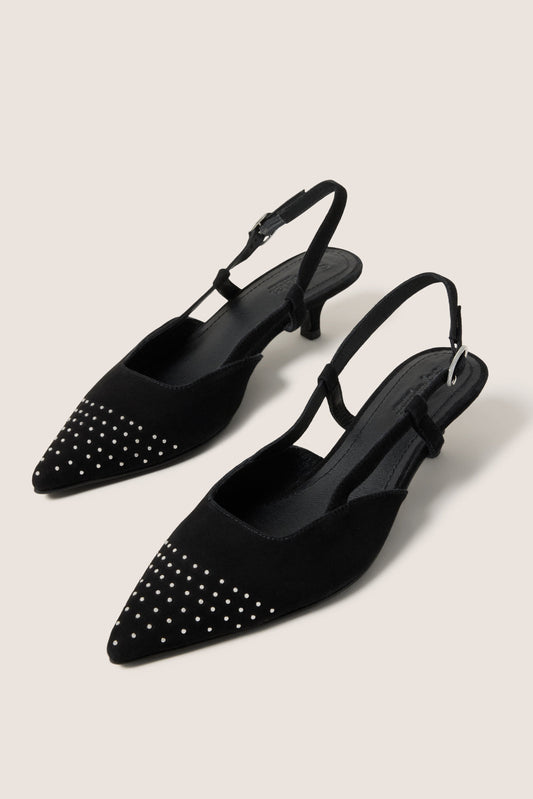 Cosmic Studded Kitten Heel