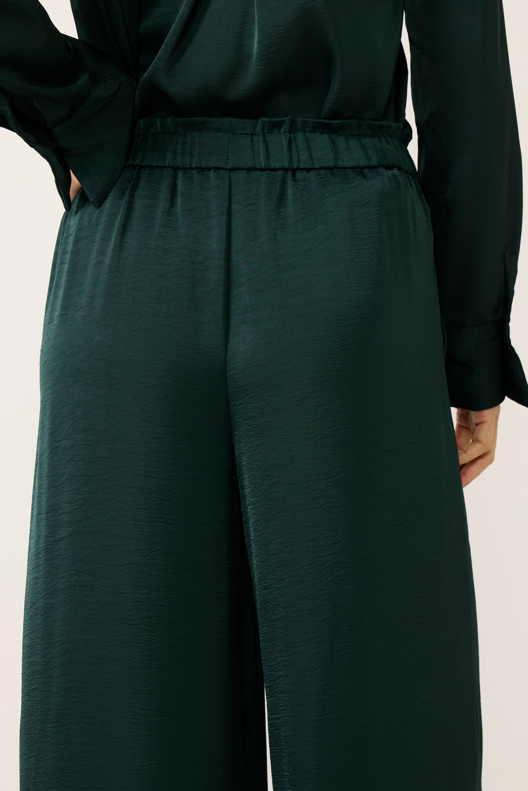 Isolde Wide Leg Satin Pant
