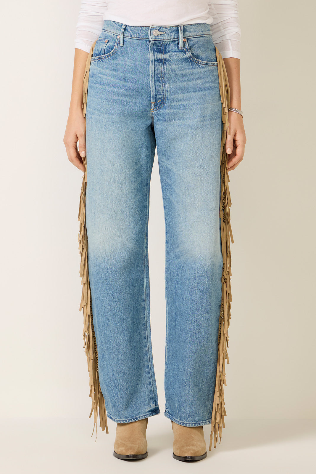 Fringe Half-Pipe Button Sneak