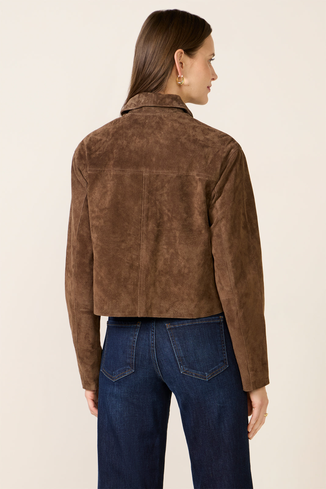 Crop Suede Jacket