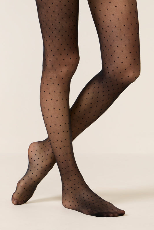 Chic Dot Sheer Tight
