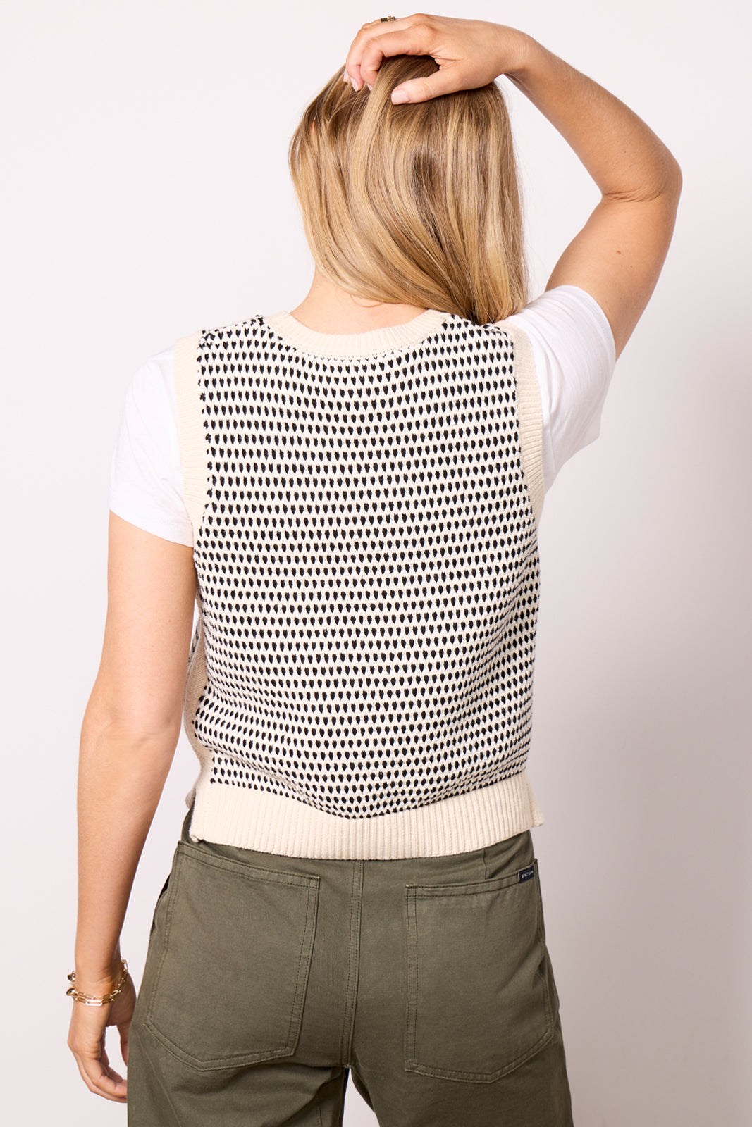 Knowles Textured Knit Vest