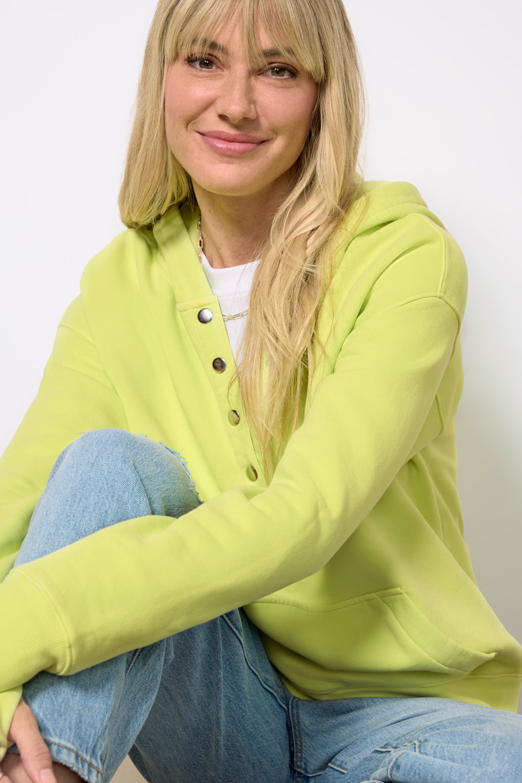 Nola Snap Detail Hoodie