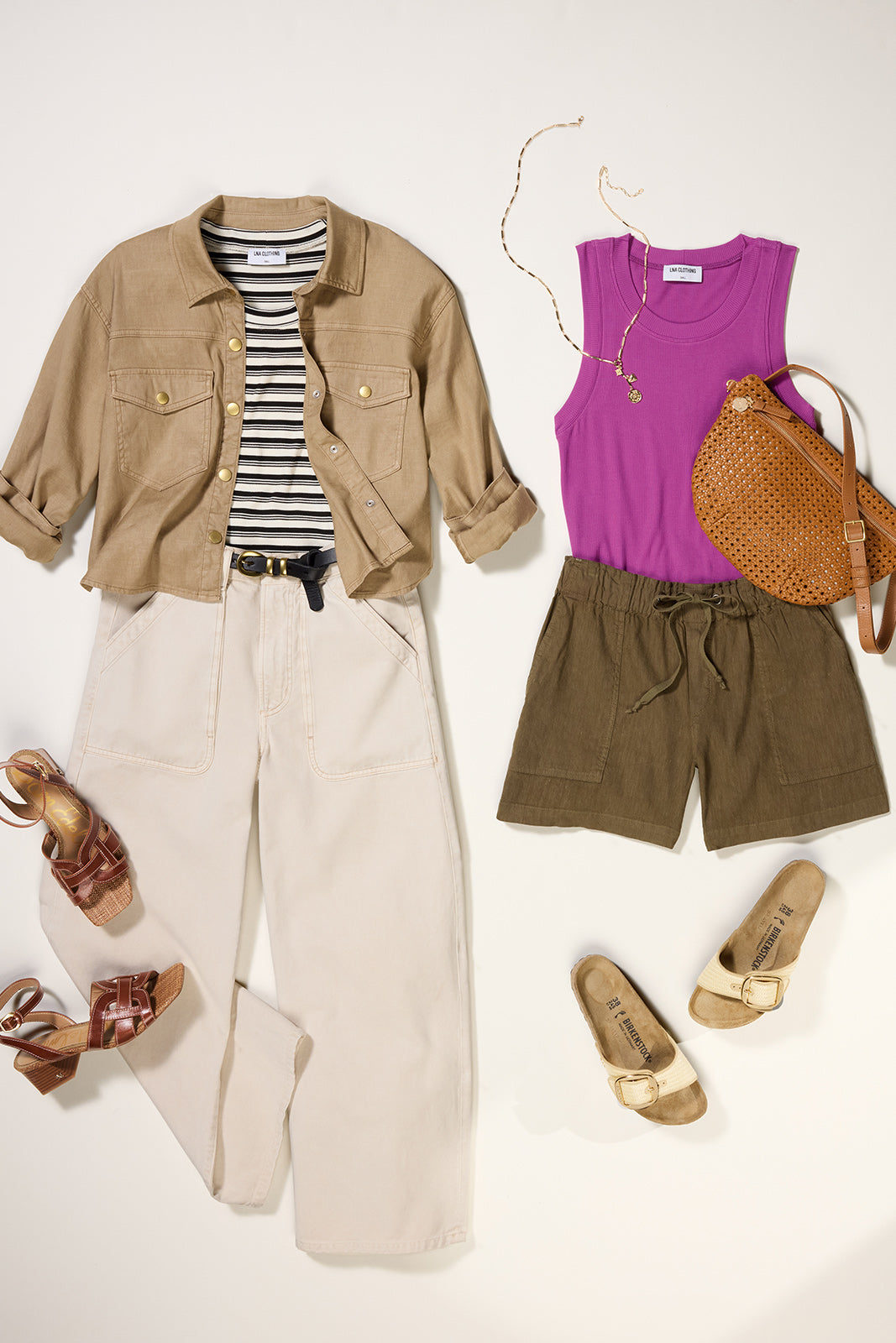 Frankie Stretch Linen Shacket