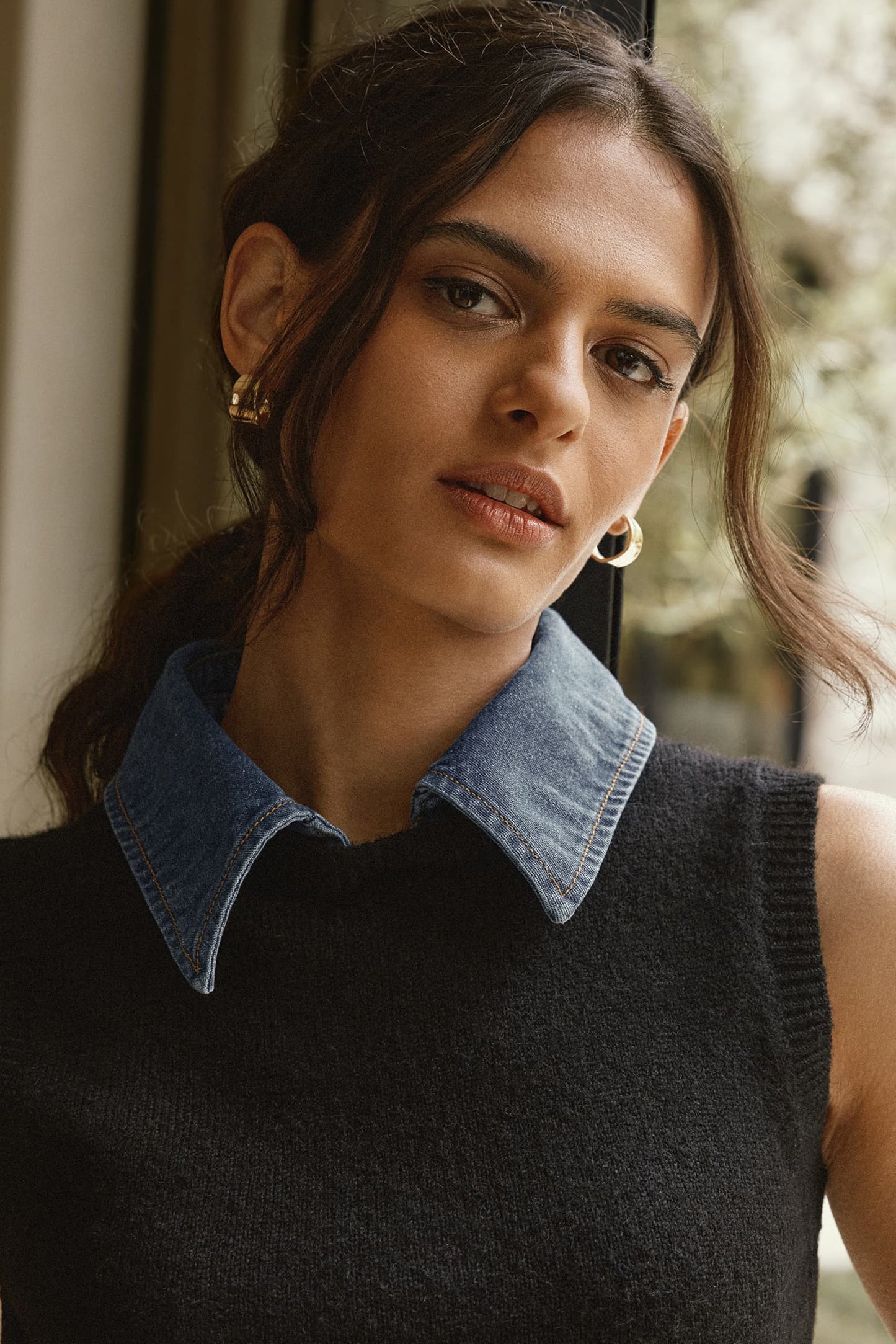 Ellie Knit Collared Tank