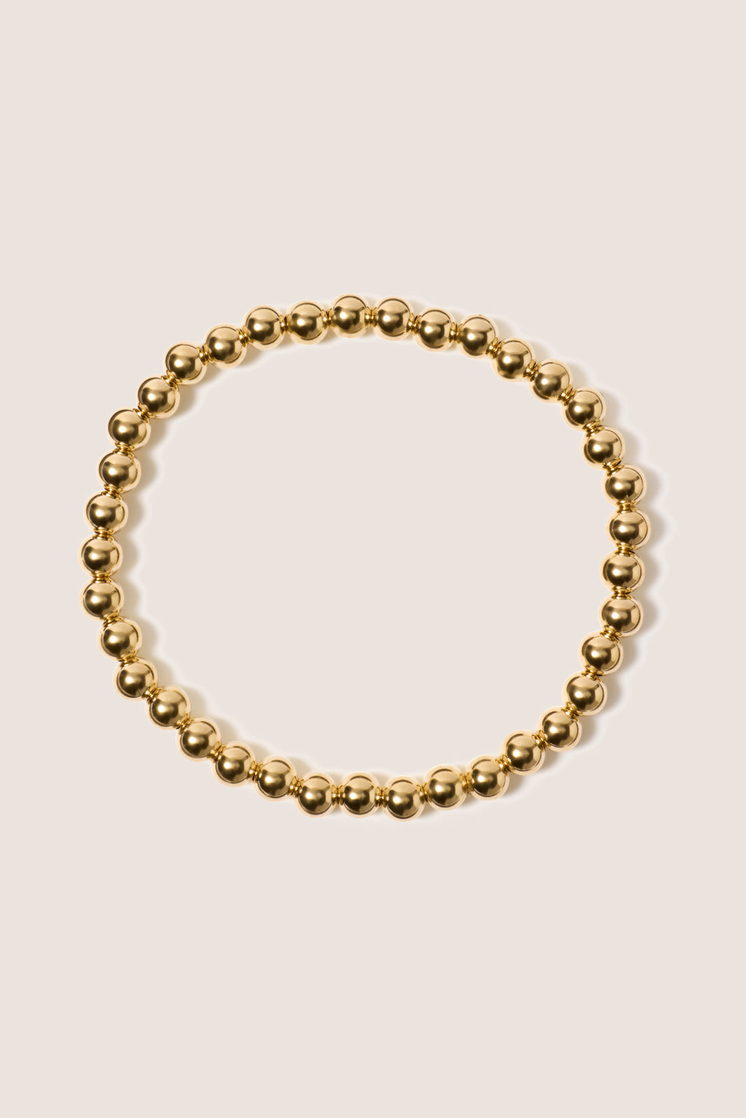 Classic Gold 5mm Bead Bracelet