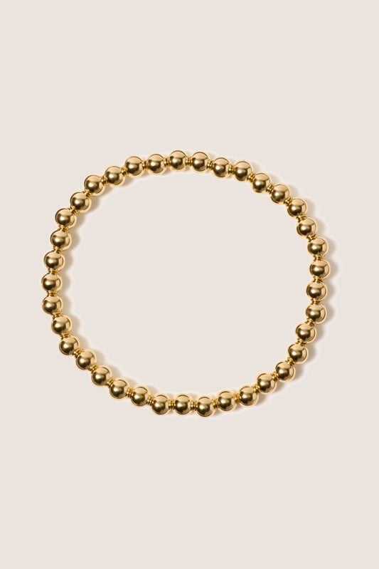 Classic Gold 5mm Bead Bracelet